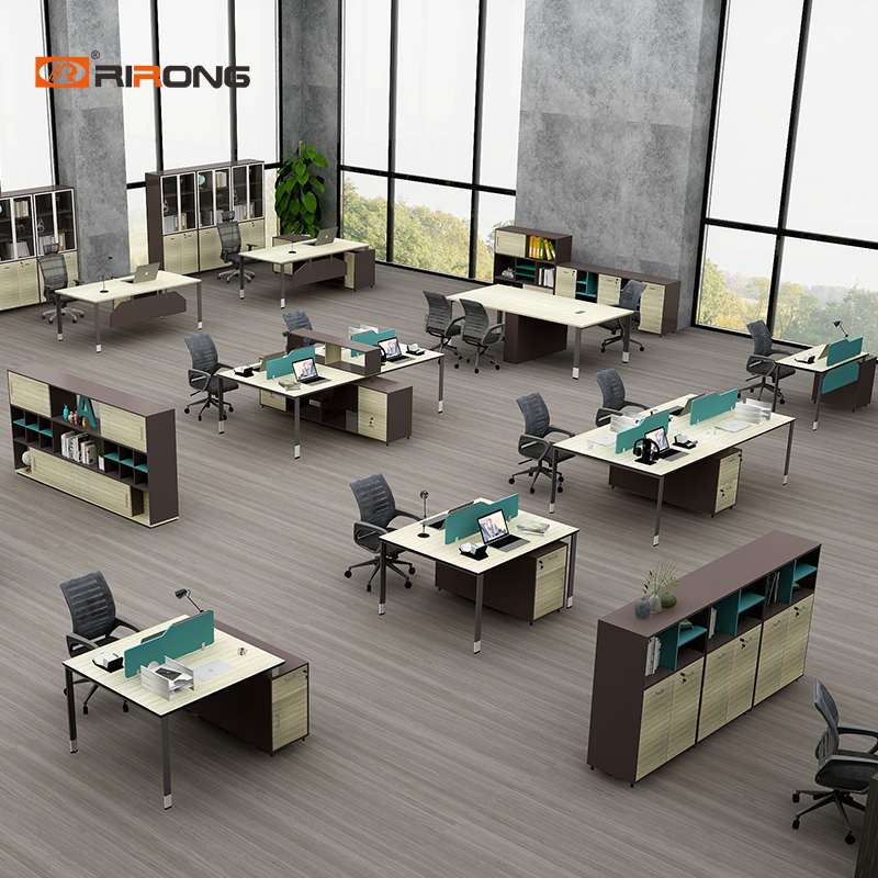 Industry Design Office Furniture Office Workstation Partition Computer Table Staff Table Desk Set