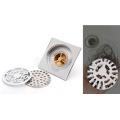 10 cm plating pure copper square washing machine dual-use floor drain cover shower waste water drain grid floor drain