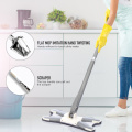 Manual Extrusion Floor Mop Hand Free Washing Flat Mop With Microfiber Replace Pads Easy Wringing Household Floor Cleaning Tools1