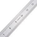 DANIU 28mm Width Stainless Steel Straight Ruler 0-50/60cm Length With Locking Stop Line Locator for Woodworking Measuring Tool
