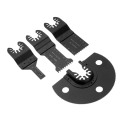 DRELD 4pcs/set Oscillating Multi Tools HCS Saw Blade For Multimaster Fein Dremel Renovator Bosch Power Tool for Metal Cutting