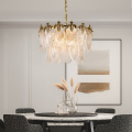 American Creative LED chandelier lighting Copper Luxury dining living room hanging lamp Postmodern bedroom villa home fixtures