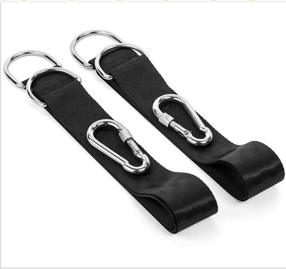 Swing Hanging Straps Lock Snap Carabiner Hammock Attachment Kit Connecting Buckle And Protection Film For Tree Swing Hammocks