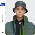 INFLATION Men Fisherman Cap Cool Reflective Hip Hop Bucket Hat Men Rocking Streetwear Men Bucket Hat Dropshipping 240CI2020