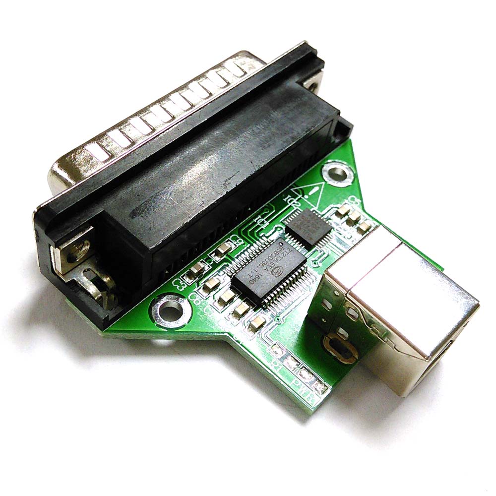 cp2102 USB rs232 Adapter plug B to db25 pcba Converter Module for bar code printer