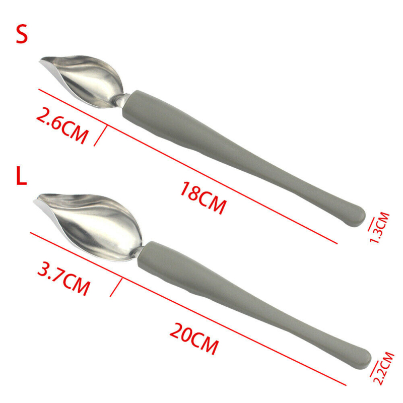 Stainless Steel Chef Pencil Sauce Painting Spoon Cuisine Restaurant Western Food Baking Dessert Art Draw Tool Spoon Kitchen Tool