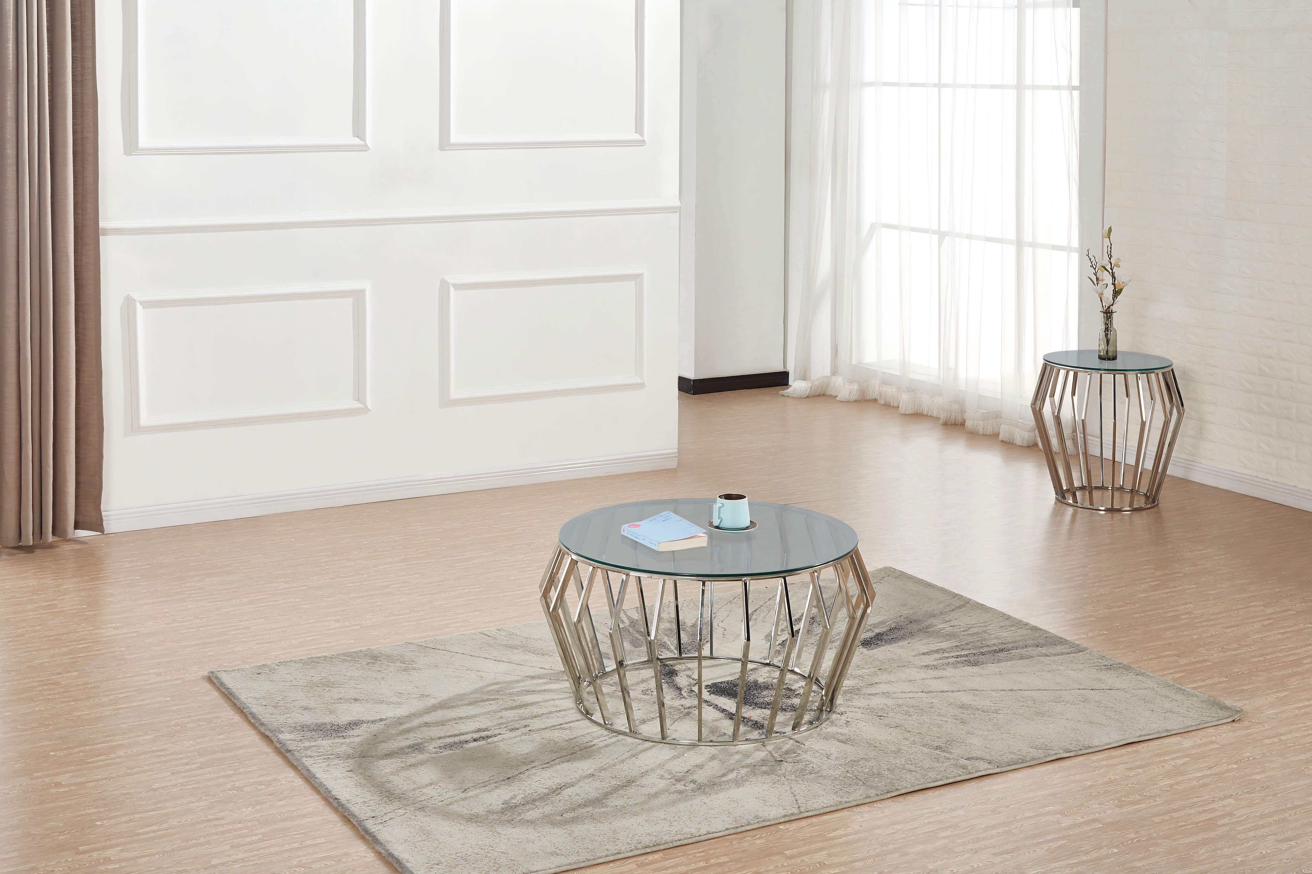 TL-SG004+005glass coffee tables