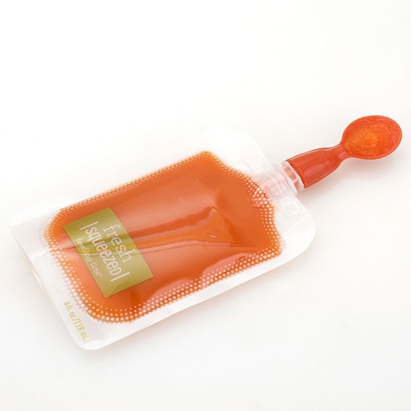 2 Pcs/bag Baby Spoon Food Preservation Packaging Bag Sealing Device Child Feeding Device Kitchen Dispensing Bag Supplies