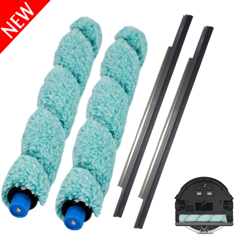 Accessories Replacement for ilife W400 Floor Washing Robot Parts - Floor Washing Robotic Cleaner Main Brush & Scraper