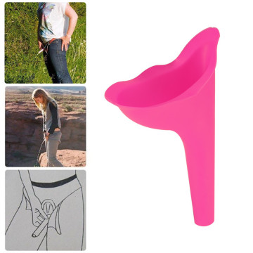 2021 Portable Women Camping Urine Device Funnel Urinal Female Soft Travel Urination Toilet Women Stand Up & Pee Portable Urinal