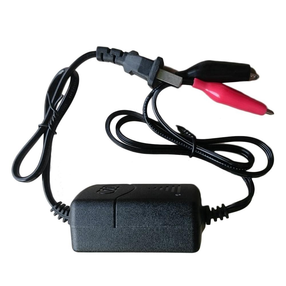 Black Short Circuit Protection 12 V 1300mA Sealed Lead Acid Rechargeable Automatic Battery Charger Per Car Truck Motorcycle