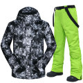 Ski Suit Men Winter Warm Waterproof Breathable And Touch Screen Gloves Snow Jacket And Pants Skiing And Snowboarding Jacket Men