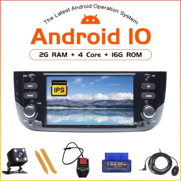 ZLTOOPAI Android 10.0 For Fiat Linea Punto EVO 2012 2013 2014 2015 Auto Radio Stereo Head Unit GPS Navigation Multimedia Player