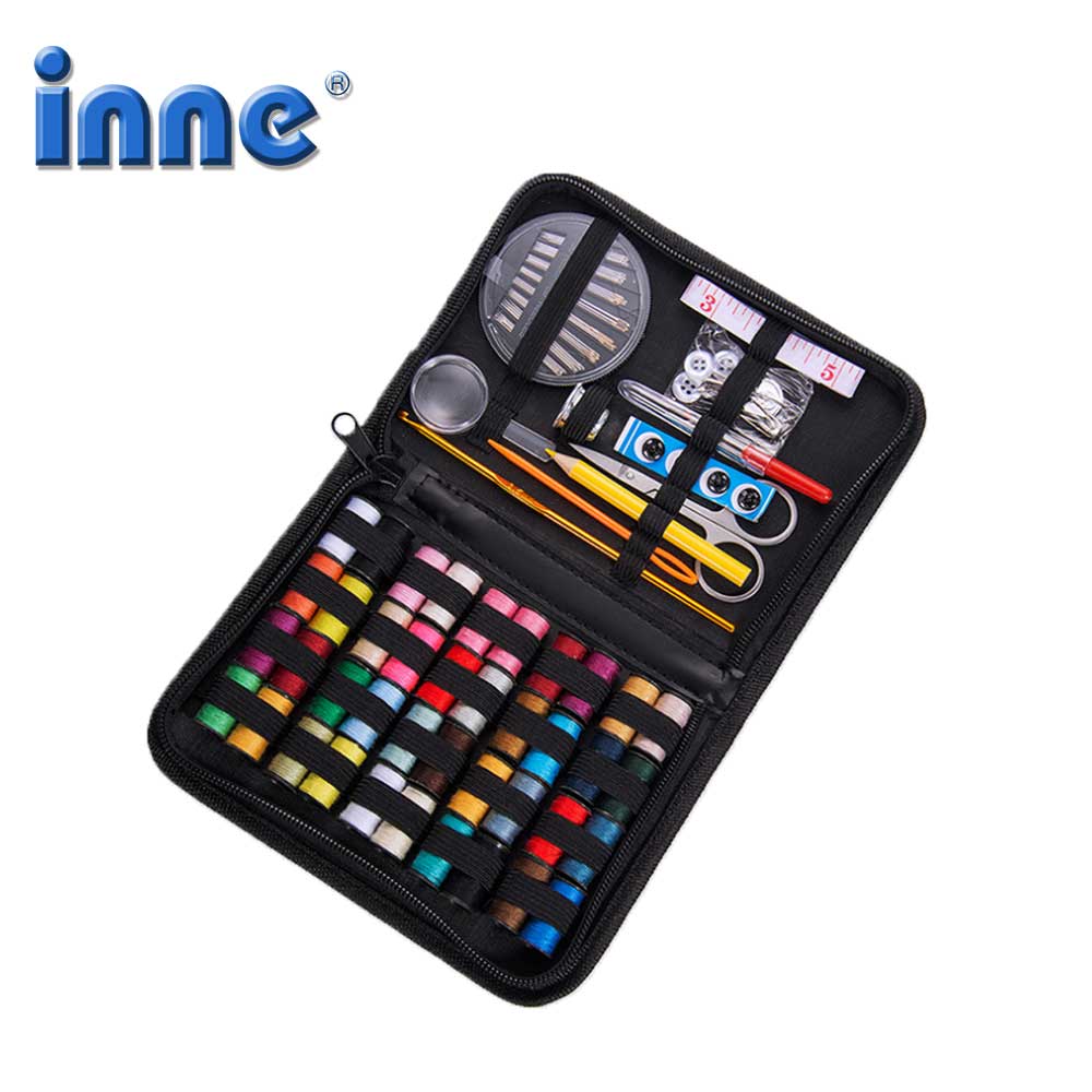 INNE Sewing machine threads Kit Accessories Tools Embroidery Stitch thread Cotton spool for overlock DIY Multi functional Tool