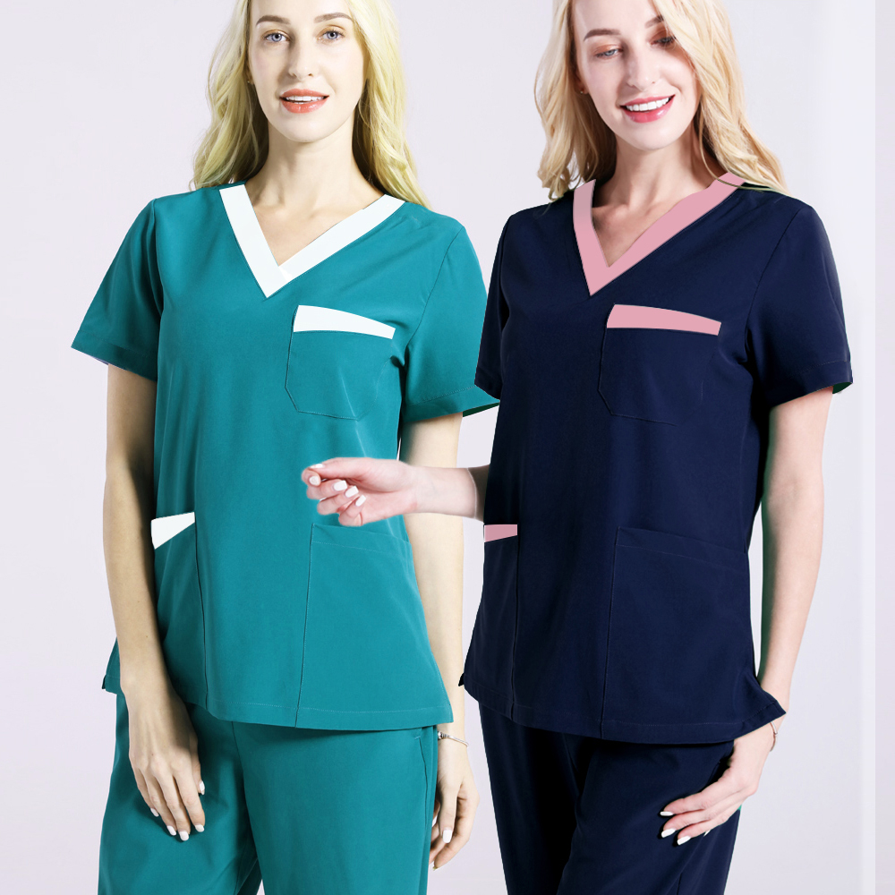 Dentist clinic pharmacy Pet veterinary workwear High quality Hospital doctor Nurse Scrubs sets Surgical Uniforms nursing uniform