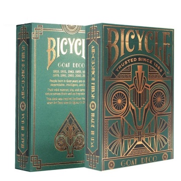 1 Deck Bicycle Goat Deco Standard Playing Cards Limited Edition Sealed New Magic Cards Magic Props Close Up Magic Tricks