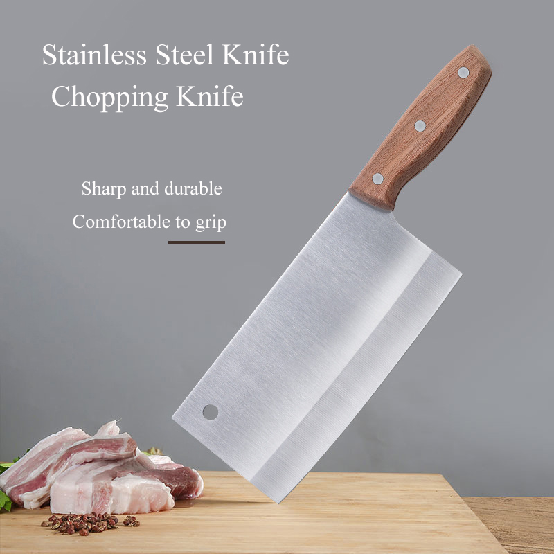 Stainless Steel Kitchen Knife Cooking Knife Fruit Knife Fish Meat Cleaver Slicer Butcher Knife Chopping Knife