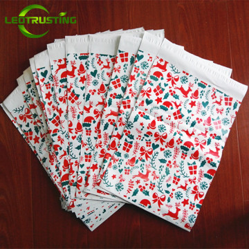Leotrusting Thick Creative Christmas Poly Mailer Adhesive Envelopes Bags Bolsa Mailing Gift Packaging Bags X-mas present Bags
