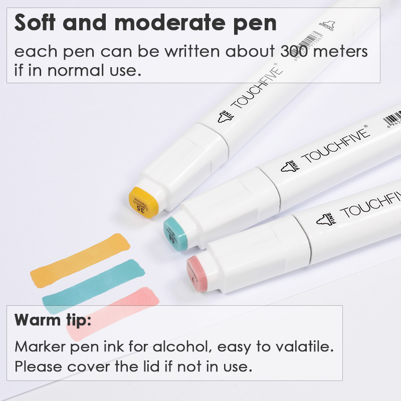 Manga Animation Art Marker Pen Set Drawing Sketch Pens Art Markers for Painting Alcohol Based Art Writing Supplies with Gifts