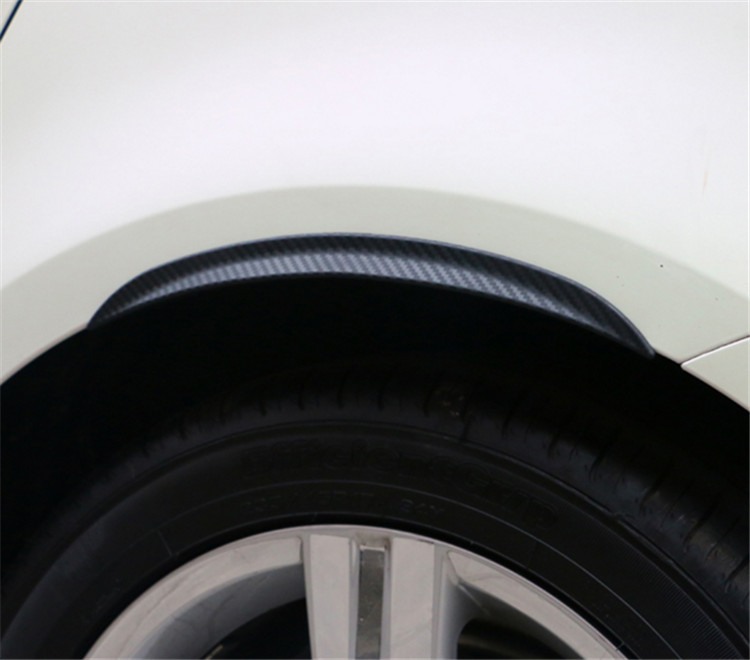4pcs 40cm Universal Car Carbon Fiber Fender Flares Mud Flaps Splash Guards Arch Wheel Eyebrow Lip For Car Truck SUV