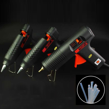 20/25/60/100/120W Glue Gun + 10 Pcs 7/11x200mm Glue Sticks Hot Melt Glue Gun DIY Arts Crafts Heating Repair Tool Glue Heater