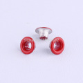 50pcs/lot red color9*5*5mm garment Eyelets round shape shoes Clothes decoration accessories Inner 5mm Eyelets Scrapbooking