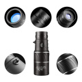 Portable 16 X 52 High Over Binoculars Telescope Monocular 66 / 8000M Plastic Binoculars Outdoor Black Outdoor Sports Telescope