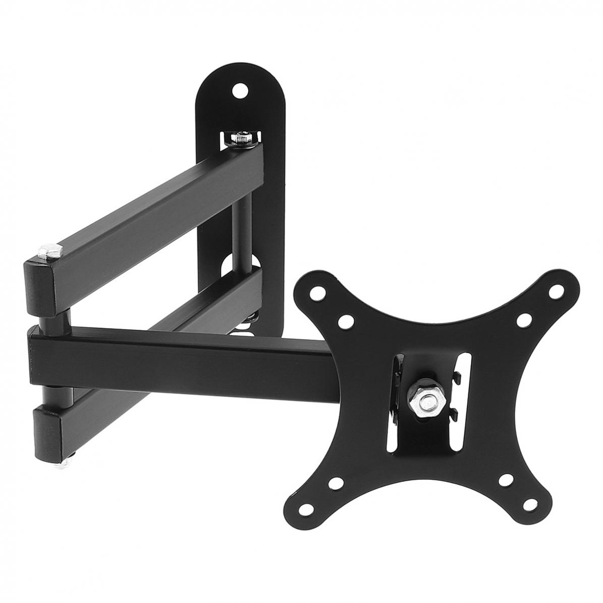 10KG Adjustable TV Wall Mount Bracket Flat Panel TV Frame Support 10 Degrees Tilt with Small Wrench for LCD LED Monitor Flat Pan