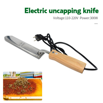 Electric Stainless Steel Scraping Honey Cutter Uncapping Knife Bee Beekeeping Tools Equipment Cutting Heating Scraper