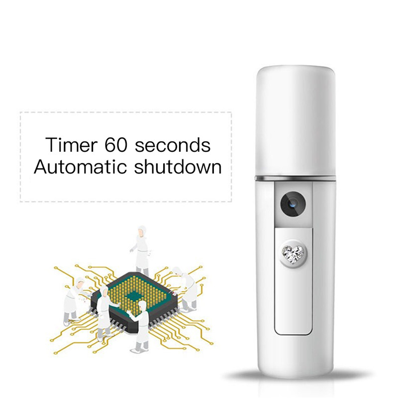 20ML Face Steamer Portable Nano Face Sprayer Humidifier Mist Atomization Moisturizing Sprayer USB Charging Facial Care
