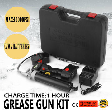 18V VOLT BATTERY ELECTRIC GREASE GUN - CORDLESS RECHARGEABLE INDUSTRIAL QUALITY