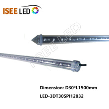 Hot sale SPI 3D LED vertical tube light