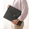 Simple Solid A4 Big Capacity Document Bag Business Briefcase File Folders Chemical Felt Filing Products Student Gifts