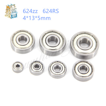 624 zz 624Z 624ZZ ABEC-5 ball bearing chrome steel bearing 624ZZ 624-2RS R1340HH 4*13*5mm