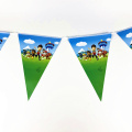 60Pcs Cartoon Paw Patrol Theme Design Baby Shower Tableware Kids Birthday Party Paper Cup Plate flags Decorations Supplies
