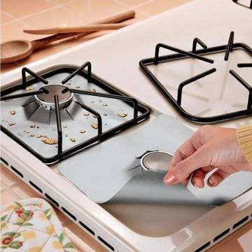 1Pc Reusable Gas Stove Protectors Film Non-stick Cooker Protective Foil/Mat/Cover/Pad for Stovetop Burner Kitchen Accessories