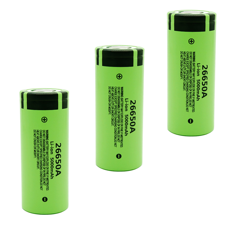 1-10PCS 26650A 3.7V 5000mAh battery high capacity 26650 20A power battery lithium ion rechargeable battery for toy flashlight
