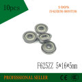 F625-2Z F625ZZ F625zz F625 zz ABEC-1 Flanged Flange Deep Groove Ball Bearings 5 x 16 x 5mm Free shipping for 3D printer