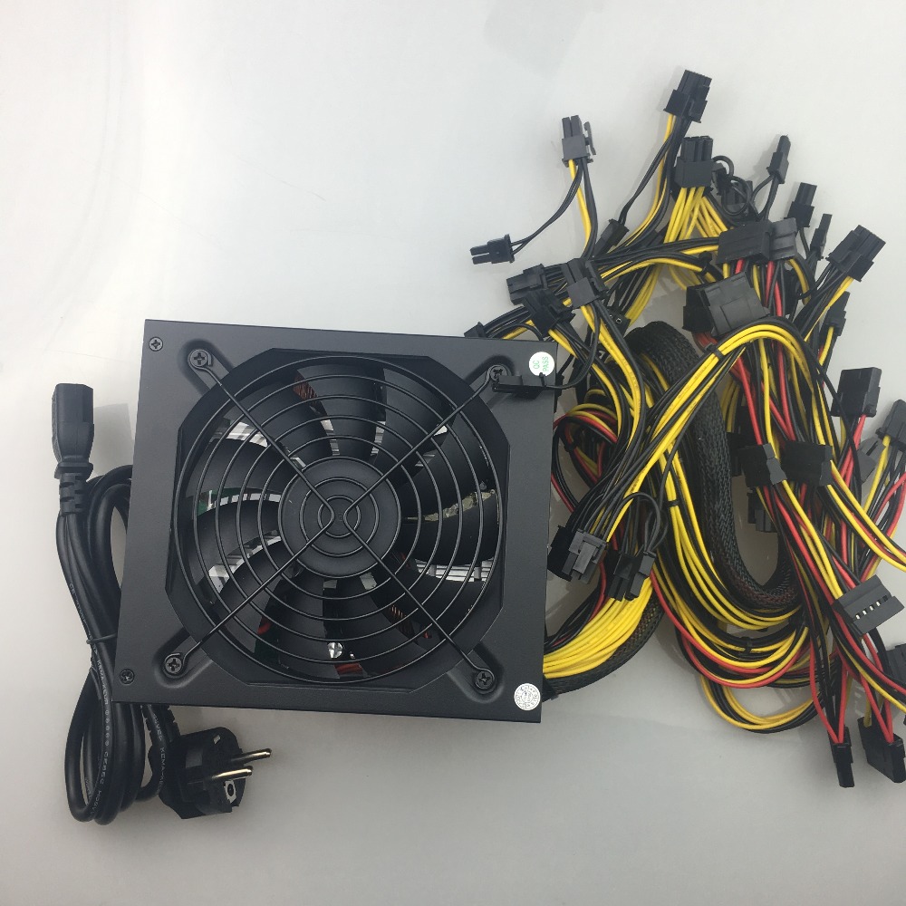 1800W Power Supply 1800w pc power supply ATX Miner Power PSU ATX Mining Machine 6 Pieces Graphics Card GPU Miner Antminer PSU