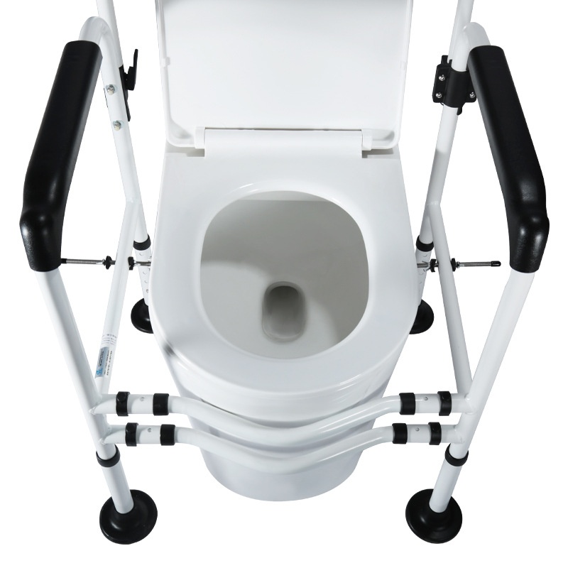 Adjustable Height Assistive Bathroom Safety Equipment  Recovery Nursing Luxury Accord with Ergonomic Armrest Toilet Seat Risers5