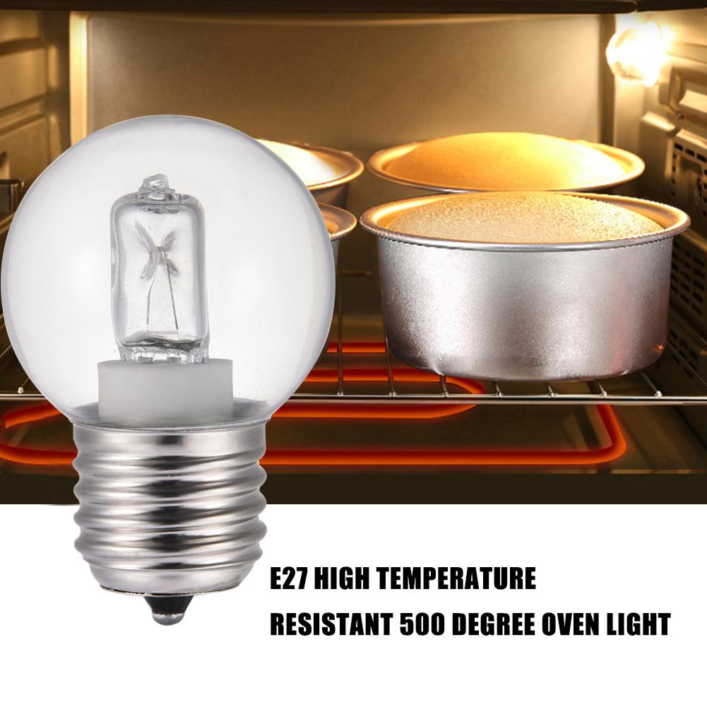 25/40W Tungsten Light Oven Lamp 110V E27 High Temperature 500 Degree Lamp For Refrigerators Ovens Fans Home Appliance Lighting