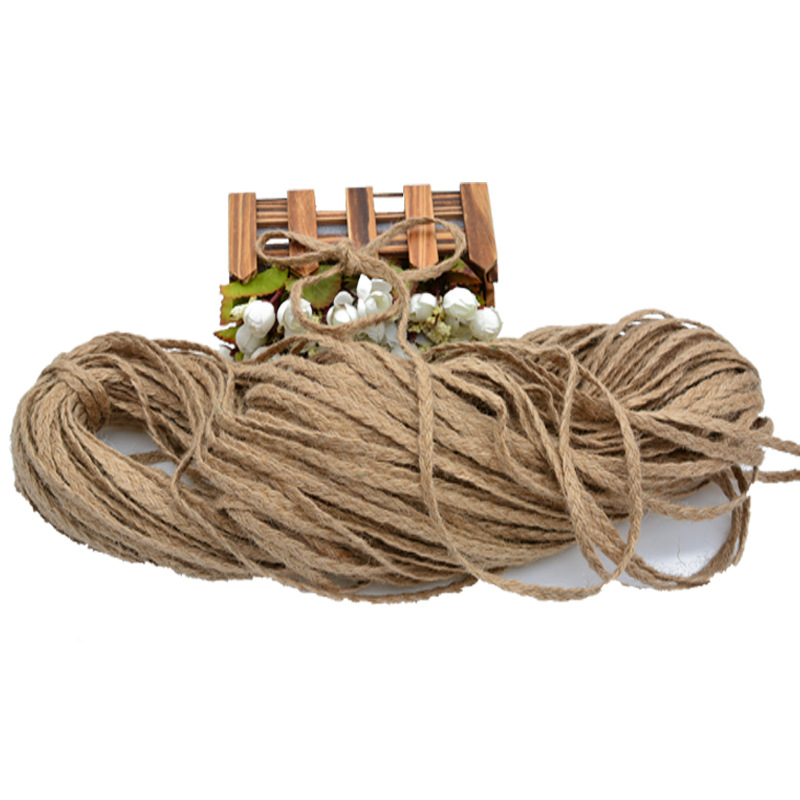 5mm/10mm 10yards Braid Hemp Lace DIY Jute Rope Natural Linen Ribbon Thread DIY Handmade Craft Material