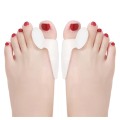 2Pcs Silicone Toe Separator Bunion Splint Hallux Valgus Orthosis Correction Overlapping Spreader Foot Protector Inserts