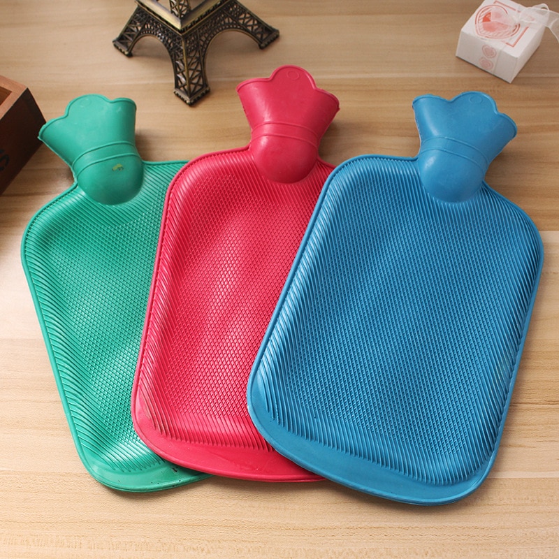 Water Bottle 2000ML Rubber High Density Winter Hand Warmer Portable Thick Hot Water Bottle Girls Pocket Feet Hot Water Bag