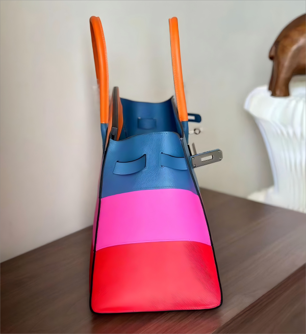 Fashionable Leather Patchwork Tote