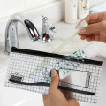 .1PCS Transparent Clear Cosmetic Bag Travel Toothbrush Toothpaste Stationery Storage For Household Travel Cosmetic Storage Bag