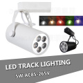4pcs/lot 5w 7w led track light ceiling spotlight commercial lamp boutique store/clothing shop/stage track lighting black/white