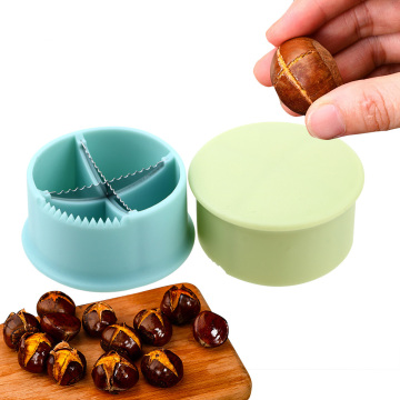 1 Pc Chestnut Peeler Cross Opening Household Plastic Nut Biscuit Opener Practical Multifunctional Kitchen Tool Peeler Gadgetse