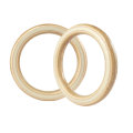 Children Kids Portable Outdoor Indoor Sports Equipment Natural Wooden Handmade Flying Rings Unique Exercise Toys Swing Rings