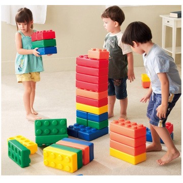 45Pcs Jumbo Blocks Amusement Park Playground Building Toy Stacking Blocks Educational Kids Toys Best Friend